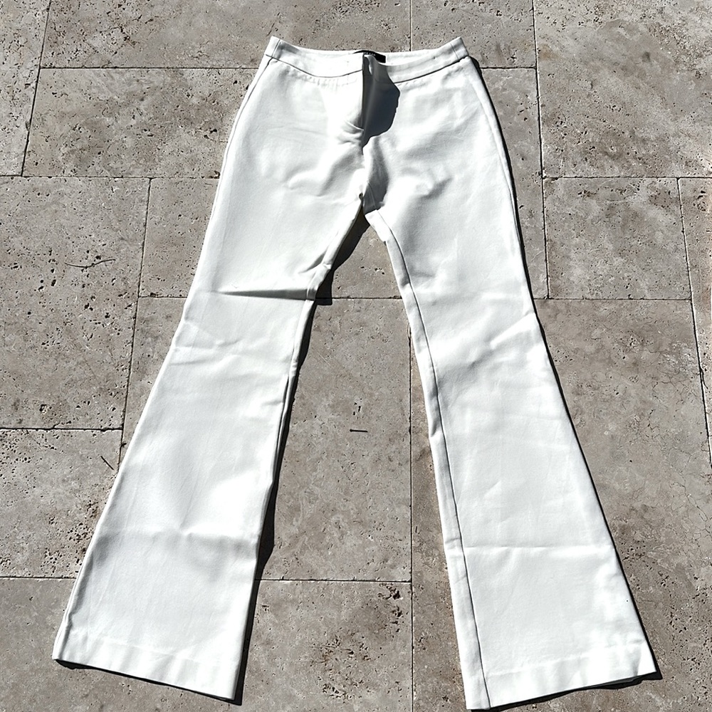 Derek Lam dress pant white- Alana Flare